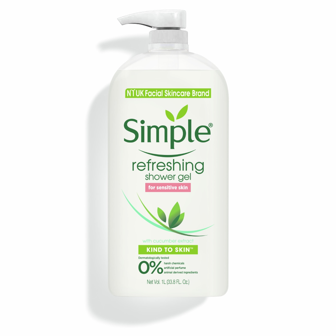 SIMPLE SHOWER GEL REFRESHING 250ML